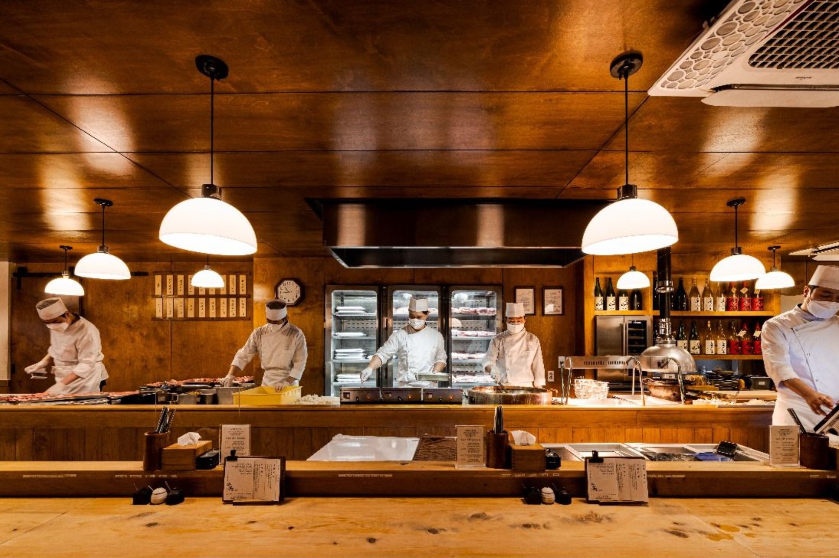 Tonshou interior open kitchen